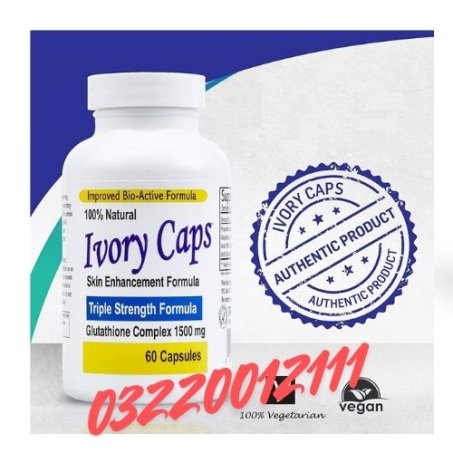 Ivory Caps Glutathione Skin Enhancement Formula In Pakistan